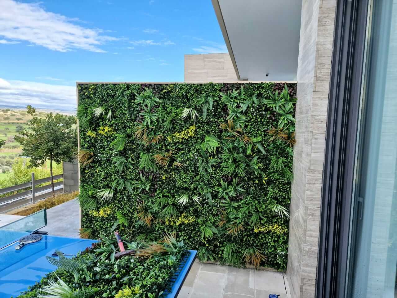 Műnövény dekorfal